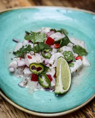 Our delicious June special dish is ceviche of seabass; it’s fresh, zingy and perfect with a  glass of crisp Castelo de Medina sauvignon blanc as part of a light summer lunch on the terrace.

#laferia #spanishtapas #harrogaterestaurants